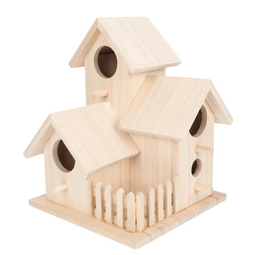 Unlackiert Vogel Hängen mode Vogelhaus Handwerk Kit Hängen Vögel