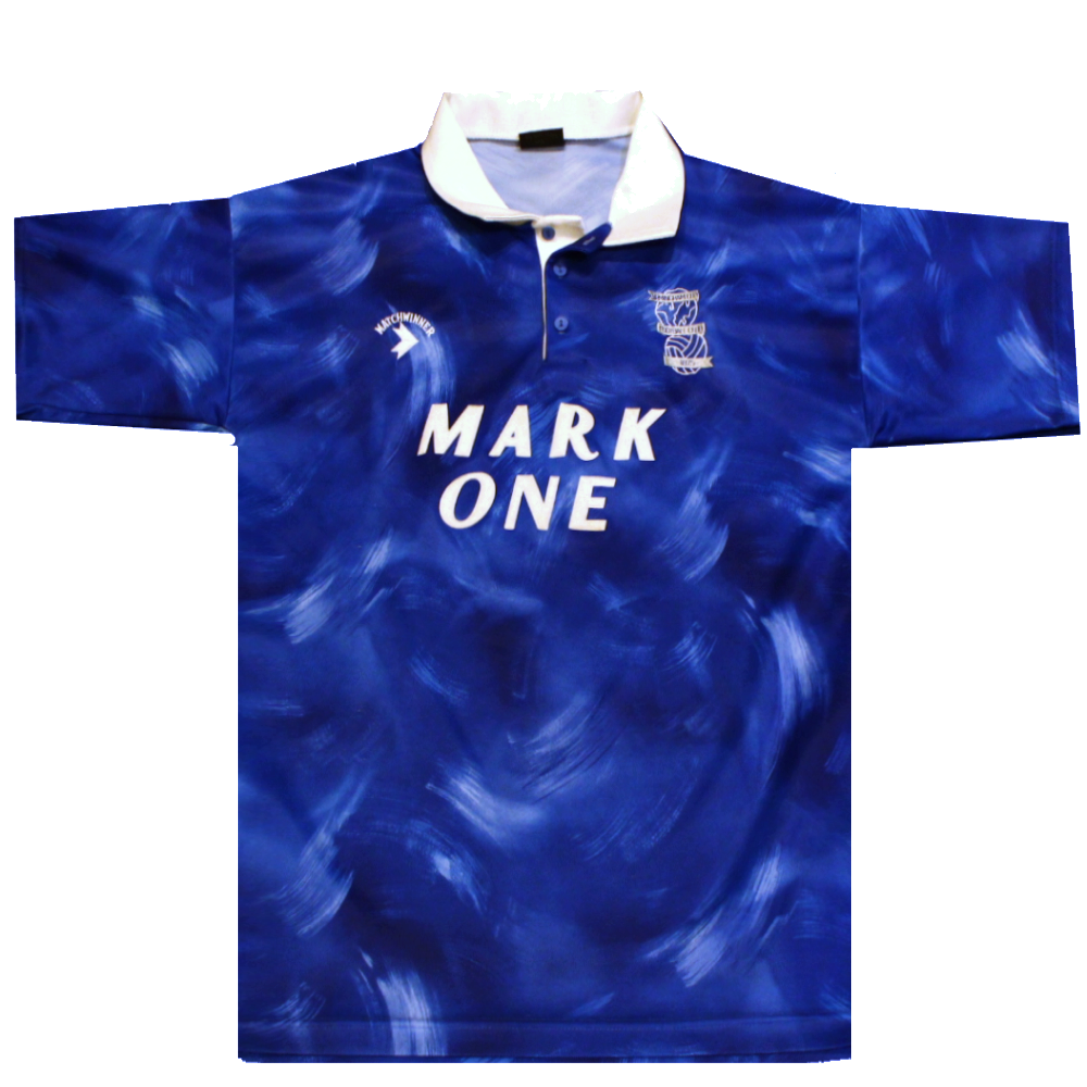 Bcfc Birmingham City Home Kit Birmingham City 1990-1991 Home