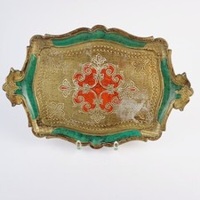 Holztablett Florentiner Tablett Landhaus Shabby Chic Vintage
