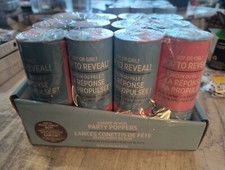 BOY gender reveal confetti canon 12 Poppers Pop To Reveal NEW Reveal Boy