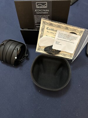Dan Clark Audio AEON 2 Noire Planar Closed Back Portable Audiophile Headphones