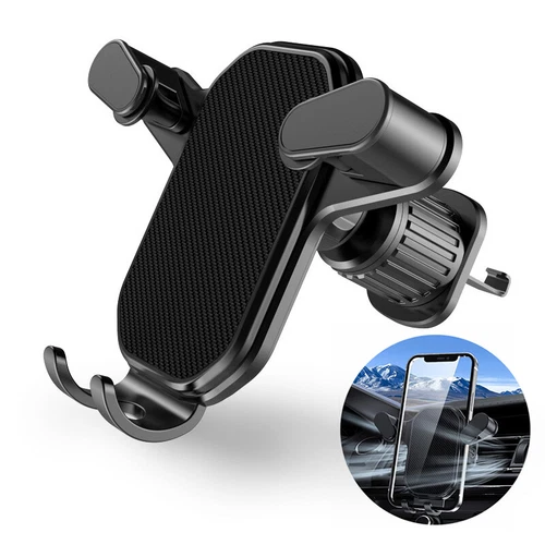Car Mobile Phone Holder Universal 360° Rotation Air Vent Hook Smartphone Holder