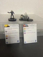 DC Heroclix: Streets of Gotham SR #049  GCPD Officer & # V003 GCPD MOTORCYCLE