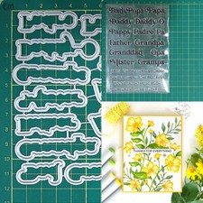 Father's Day Metal Cutting Dies Stamp Scrapbooking Embossing Stencil Die Cut
