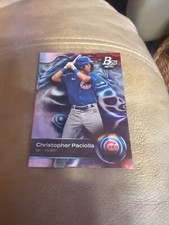 2023 Bowman Platinum Christopher Paciolla #TOP-83 Ice Foil Top Prospects Cubs