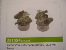 CARBURATORE MOTORE BRIGGS & STRATTON AUTOCHOCKE USATO SU QUANTUM POWER