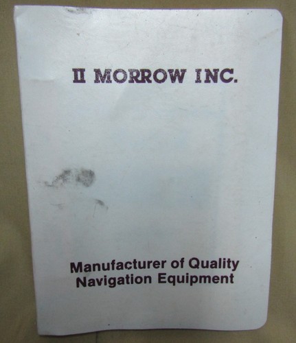 II morrow Inc.: Pilot's Operating Handbook Apollo 2 Model 612B