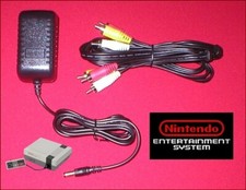 Power Cord AC Adapter Power Supply  RCA AV TV Cable for the Nintendo NES System