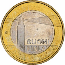 [#1274369] Finlandia, 5 Euro, Sälskär Lighthouse, 2013, Vantaa, Bi-metallico, SP