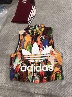Adidas Originals Cropped Top Size UK