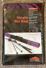 High Sierra Single Pair Ski Bag  Deep Teal & Mulberry  NIP