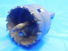 RELTON CARBIDE TIPPED HOLE CUTTER 2 1/4" DIAMETER 1/2 SHANK MADE IN USA 2.250