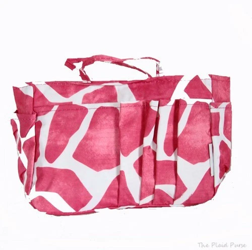 ThePlaidPurse: Bolso Organizador Gotas Estampado Jirafa para Bolso Birkin Kelly Bólido Foto 4 de 4