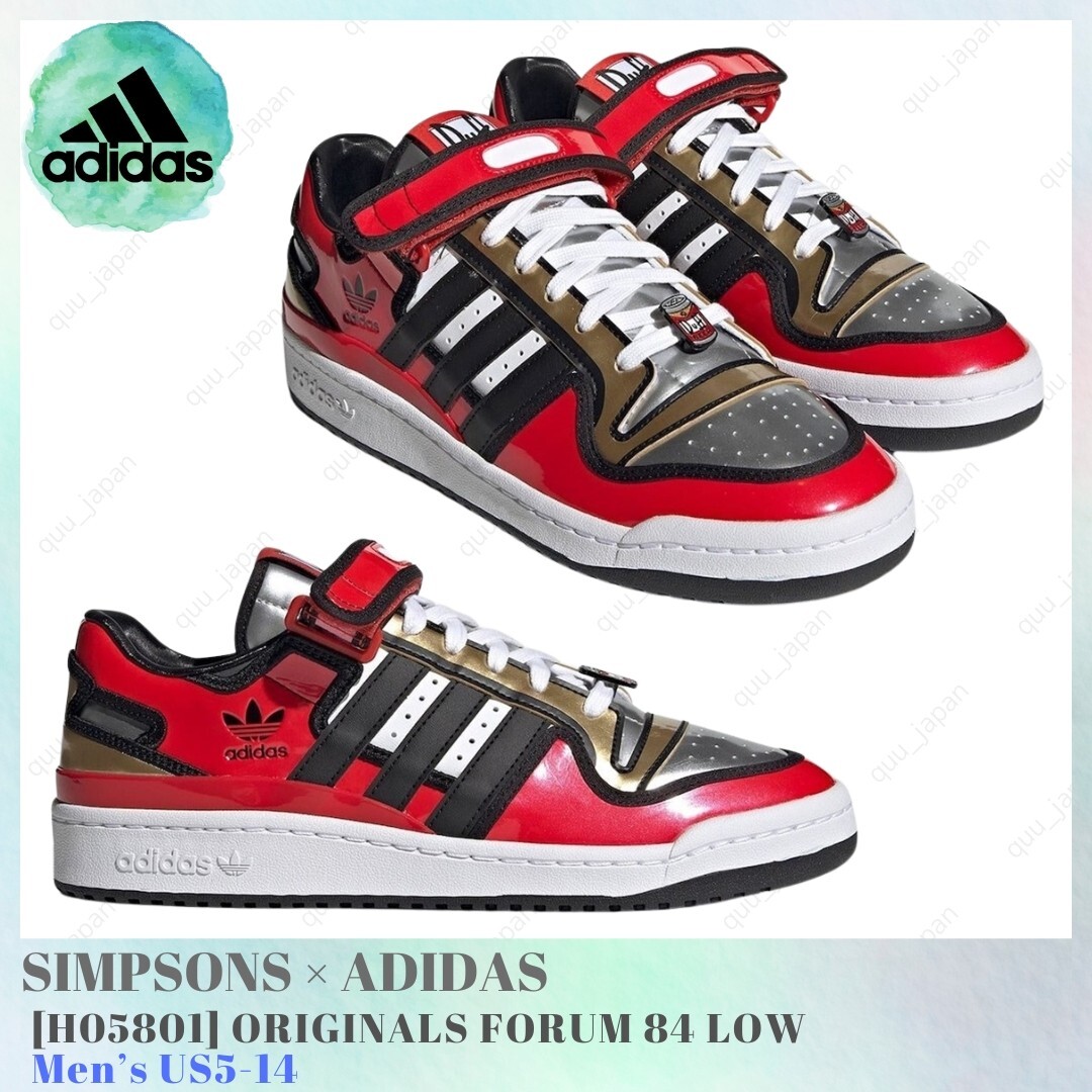 SIMPSONS × ADIDAS ORIGINALS FORUM 84 LOW DUFF BEER H05801 Men's
