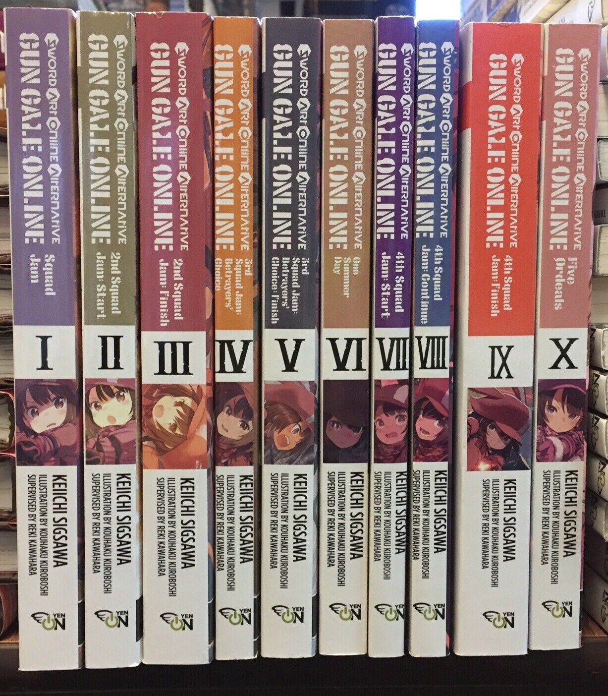 MANGA Sword Art Online Alternative Gun Gale Online LIGHT NOVELS 1-2 TP