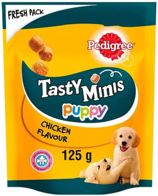 Pedigree Tasty Minis Puppy Huhn Geschmack Leckerli 125g 125g (2er Pack) 