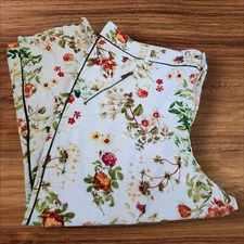 Alice Through the Looking Glass Colleen Atwood Floral Print Capris Sz. 16