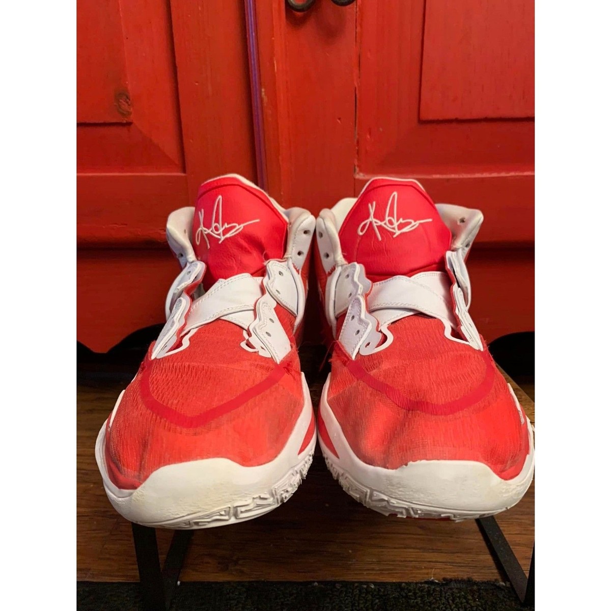 Nike Men 16 Kyrie Infinity TB Basketball Shoes Red White 