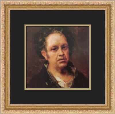 Francisco De Goya Self-Portrait Custom Framed Print 
