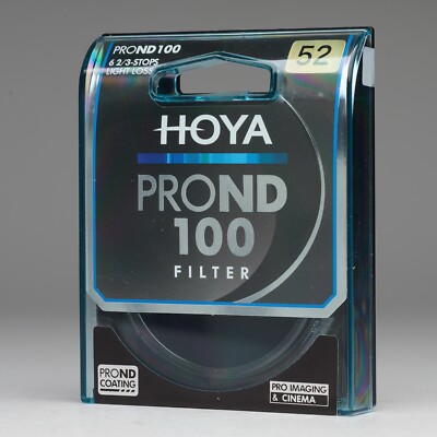 Hoya Pro ND100 Filter, Graufilter 6 2/3 stops, 52 mm