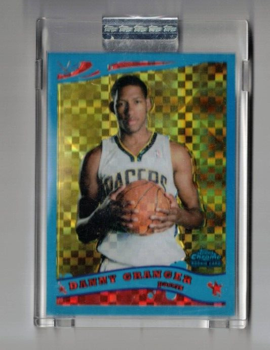 Danny Granger 2005-06 Topps Chrome Blue Xfractor RC #d 80/90