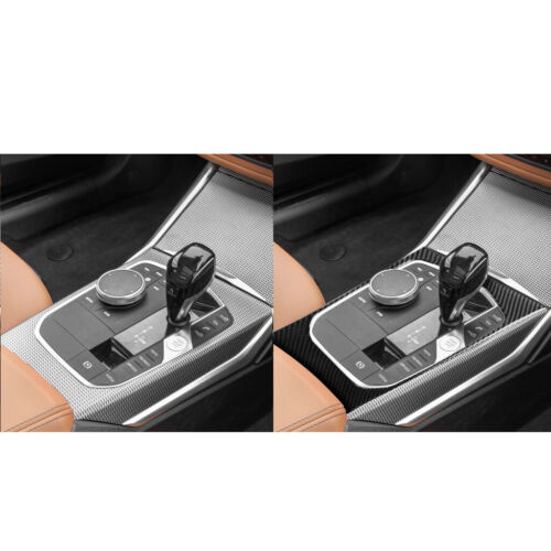 Panel sterowania zmiany biegów RHD z włókna węglowego Naklejka wykończeniowa do BMW serii 3 G20 19-20 - Zdjęcie 1 z 5