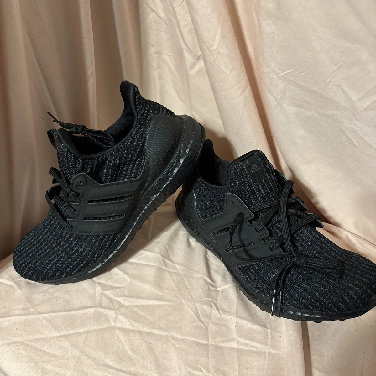Adidas Ultraboost 4.0 DNA Shoes Men’s 9 Black Running Athletic Workout Sneakers Mens Adidas Ultraboost 4.0 Breast Cancer Black Athletic  main image 4