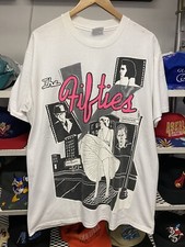 RARE Vintage The Fifties Elvis Marilyn Broadway T-Shirt Adult BOOTLEG RAP Sz XL