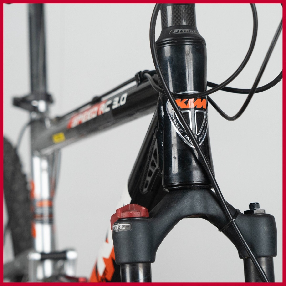 NOS KTM SPEED RC 3.0 SHIMANO LX XT 9s MTB ALUMINIUM VINTAGE