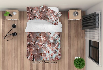3D Foral Pflanze Ländliche Landschaft Quilt Cover Set Bettwäsche Sets Kissenb...