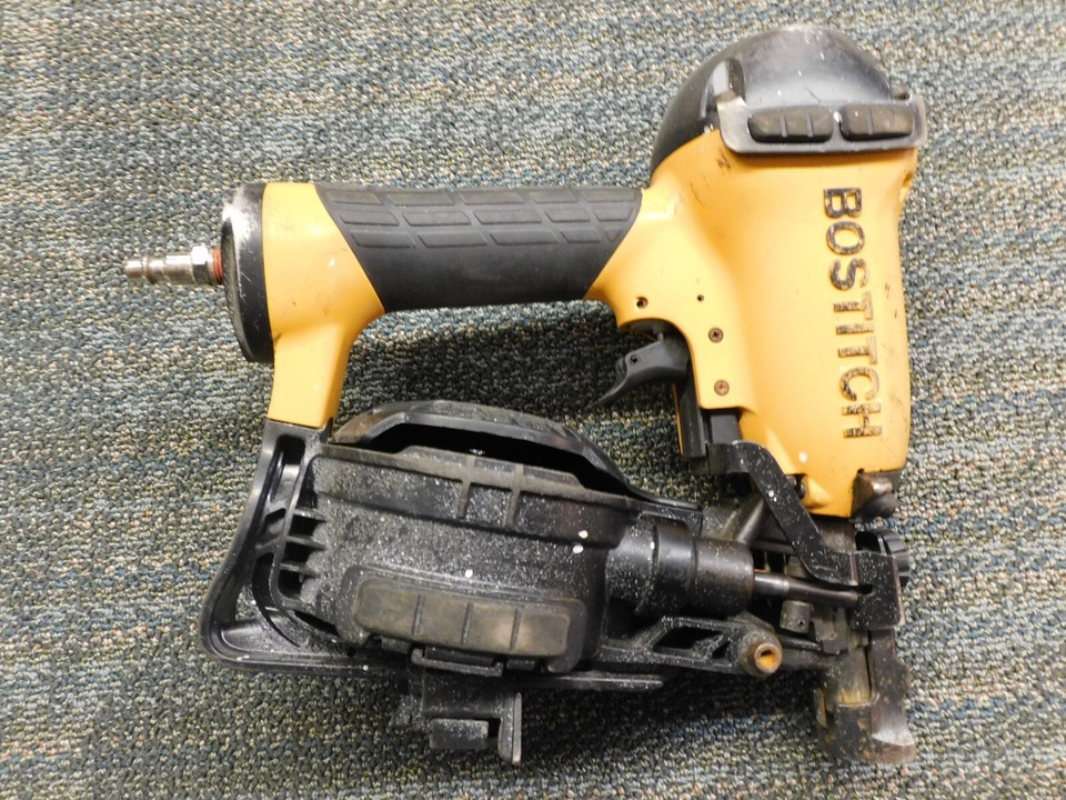BOSTITCH Coil Roofing Nailer - 15-Degree, Lightweight Pneumatic Nail Gun