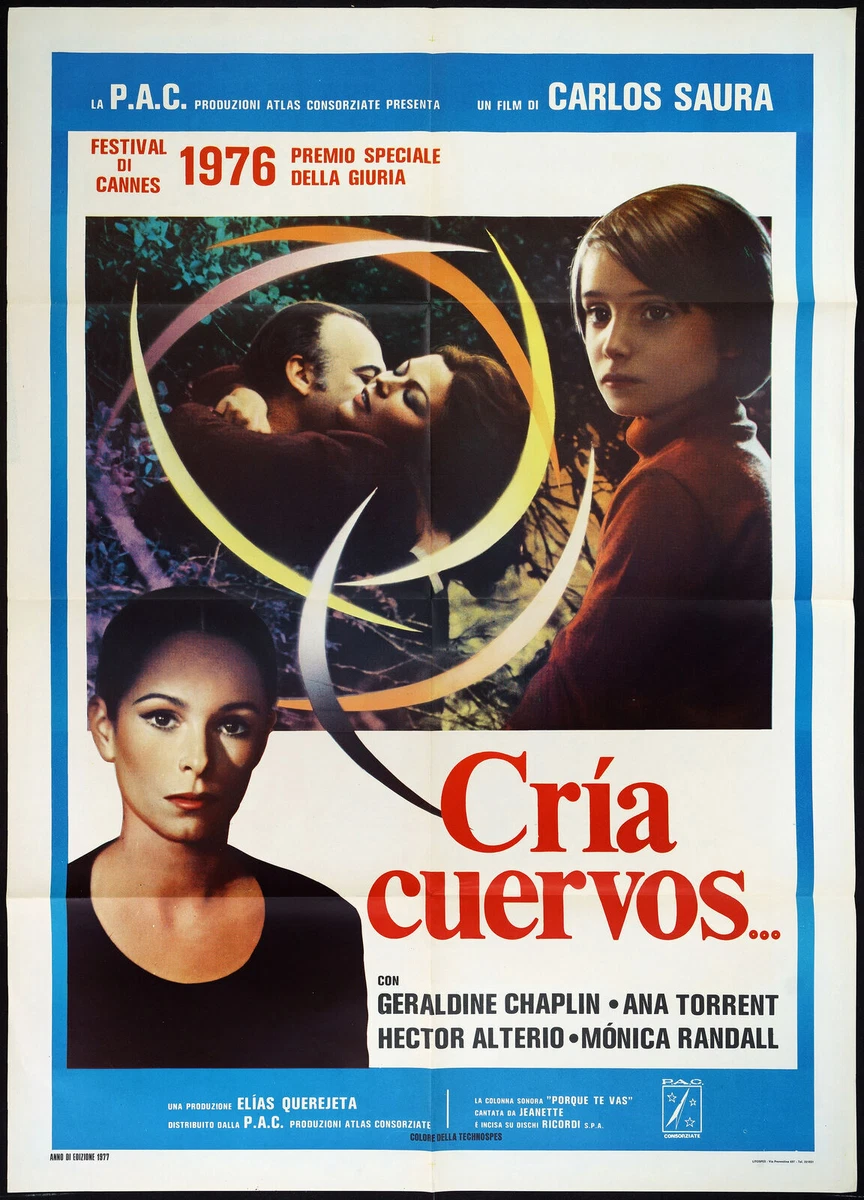 CRIA CUERVOS POSTER (TYPE B) GERALDINE CHAPLIN CARLOS SAURA 1975.