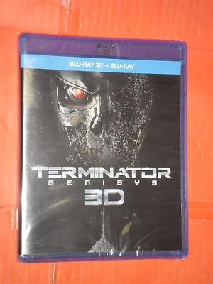 BLU-RAY-3D- film- TERMINATOR- genisys- CON:ARNOLD SCHWARZENEGGER- SIGILLATO 