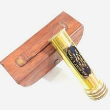 Collectible Antique vintage brass kaleidoscope collectible optical maritime
