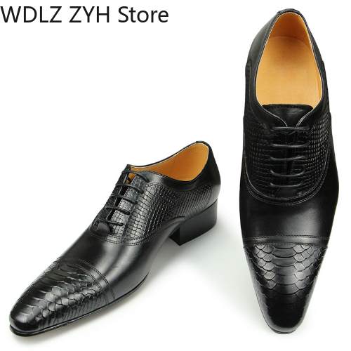 SAOLA Scarpe eleganti uomo festa matrimonio business stile classico Oxford slip on scarpa casual