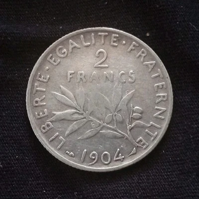 2 Francs Semeuse 1904 9.91g - Photo 1/4