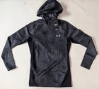 Under Armour CG Infrared Compression Mock 1387387 001 man LS black Hoodie  New