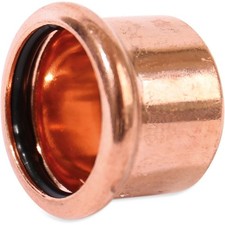 Press Fit Stop End Pipe Fitting 28mm