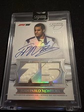 2025 Topps Dynasty Formula 1 F1 Juan Pablo Montoya 75th Patch Auto Silver 8/10