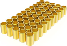 GASHER 50PCS Hose Ferrules Brass Fitting 7327, 16Mm Air Hose Crimping Fittings U