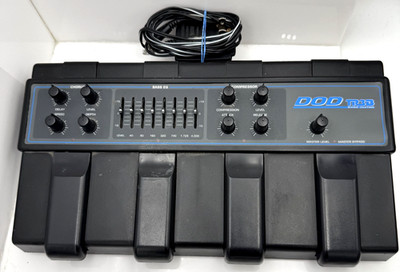 Vintage DOD TR3B Bass Multi-FX Pedal & Power Supply *No EQ* Chorus Compressor