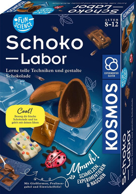 KOSMOS 654283 Fun Science - Schoko-Labor, Experimentier-Set Für Kinder Ab 8-12 J