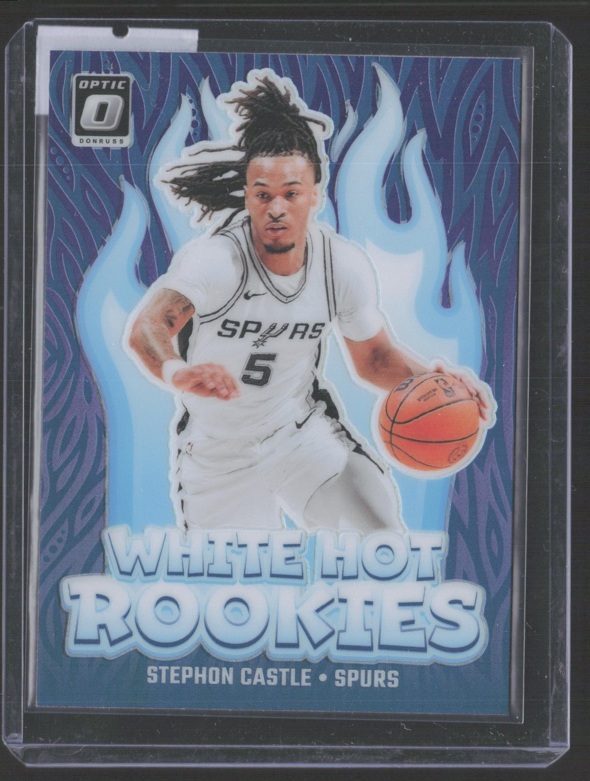 Stephon Castle 2024-25 Donruss Optic White Hot Rookies Purple #6