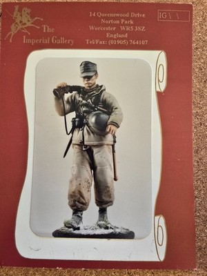 Resin Figur deutscher Soldat Imperial Gallery 1/24 #8