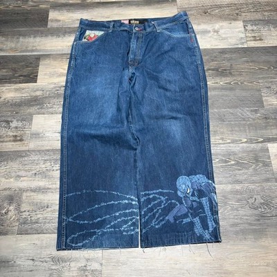 Ecko-unltd spiderman Men's Navy Jeans