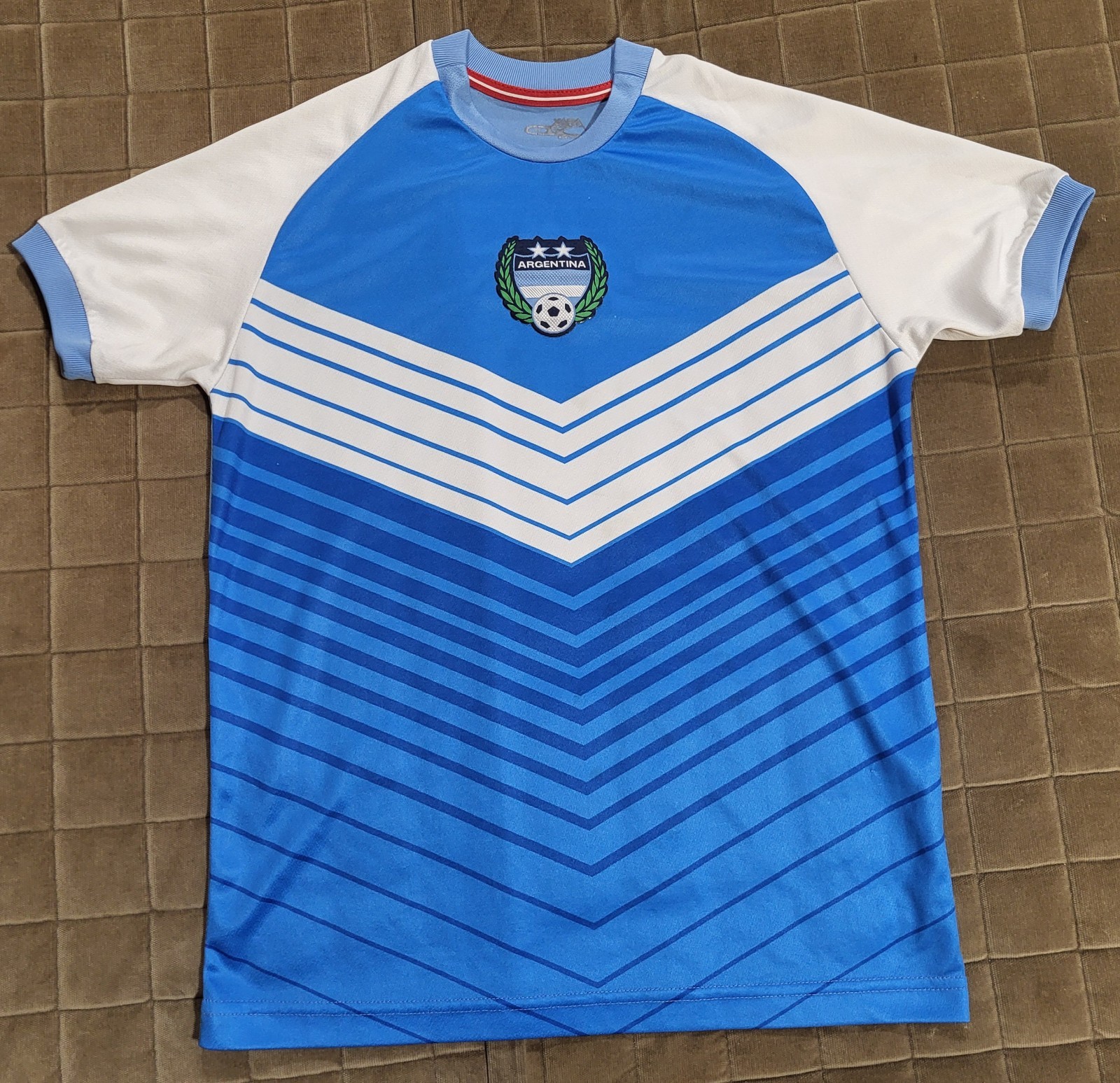 XARA Argentina Soccer Jersey Children's Size YL Blue
