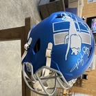 Barry Sanders Autographed  Replica Detroit Lions Helmet Beckett Authenticated