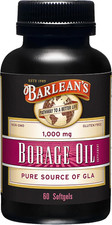 Borage Oil Supplements, Cold Pressed Pure Borage Seed Oil Supplement Softgels fo
