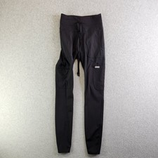 Figs Pants Womens XXS Black Seville High Waisted Scrub Legging Performance Cargo