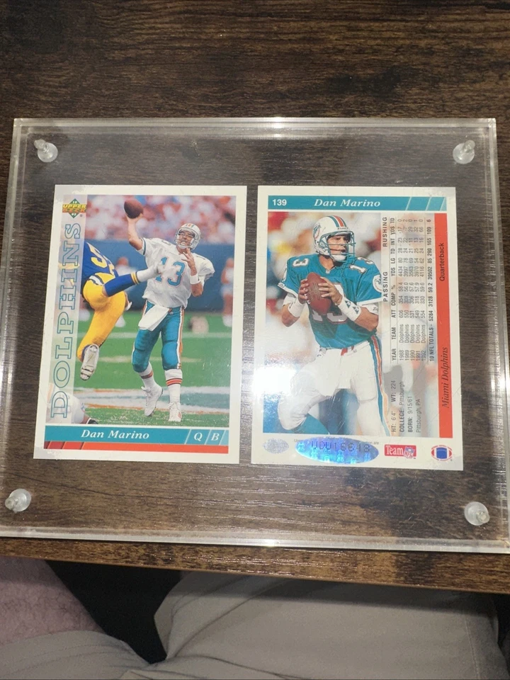 Upper Deck 1993 Dan Marino Autograph 493/500 - Image 2 of 3